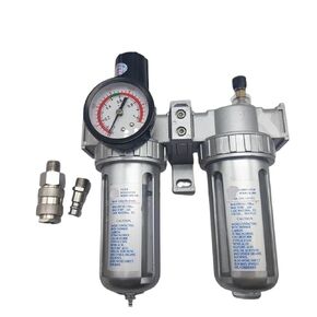 SFC-400 SFC-300 SFC-200 ضاغط الهواء منظم فلتر الهواء فاصل الزيت والماء مرشح مسعور صمام تنظيم الضغط استنزاف تلقائي (SFC-200 بدون وصلة) in Kuwait