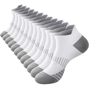 جوارب ضغط للكاحل للرجال والنساء 6 أزواج، جوارب جري قصيرة بدون خياطة قابلة للتنفس مع دعم للقوس in Kuwait