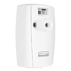 رابر ميد كوميرشال FG4870056 Microburst Duet 2-Fragrance Aerosol Control نظام العناية بالهواء، موزع، أبيض/أبيض in Kuwait