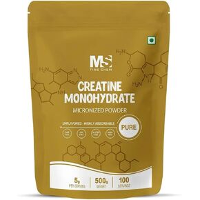 Instant Creatine Monohydrate Powder 500 Grams (1.1 Lb), 5000mg Per Serv, Micronized Creatine Powder, Unflavored, Pure, No Filler, Keto & Vegan, Easy Dissolve Pre Workout for Women and Men in Kuwait