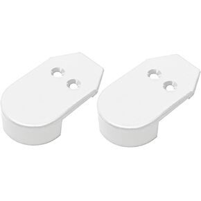 2 قطعة 1-9/16 بوصة من النايلون الأبيض للقوارب المطاطية للسكك الحديدية غطاء قابس متوافق مع تاكو مارين V11-3161 V11-3447 V21-0460 F90-0002WN F900002WN in Kuwait