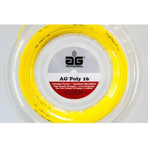 بكرة خيط التنس الذهبية AG Poly 16 مقاس 330 بوصة in Kuwait