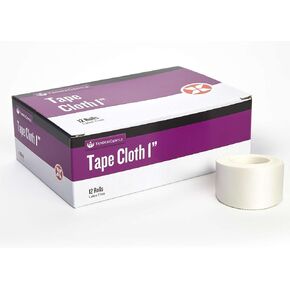 Cloth Medical Tape for Wound Care - 12 Rolls of 1 Inch Durable Surgical Tape to Secure Dressings - 10 Yards Long - Easy to Tear and Latex Free in Kuwait