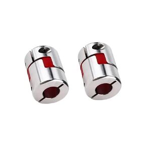 D40L50 Stepper Servo Wire Rod Jaw Shaft Coupler Flexible Spider Plum Coupling 1Pcs(8-18) in Saudi Arabia