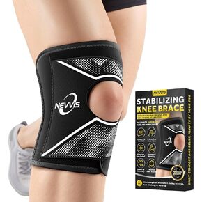 NEVVIS Knee Brace, Patellar stabilizing Knee Brace for Running Knee Support Meniscal Tear Knee Pain, ACL, MCL, Arthritis Injuries Recovery (Medium) in Saudi Arabia