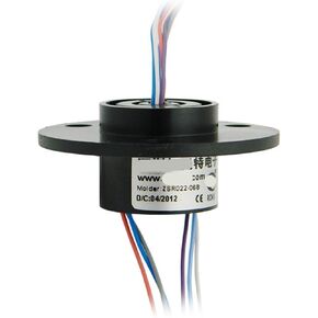 360°Rotating Compact Conductive Slip Ring OD 22mm 6-Way 2A in Kuwait