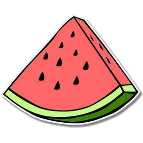 ملصق فينيل شريحة البطيخ - ملصق ممتص للصدمات لخوذة هاتف السيارة in Kuwait