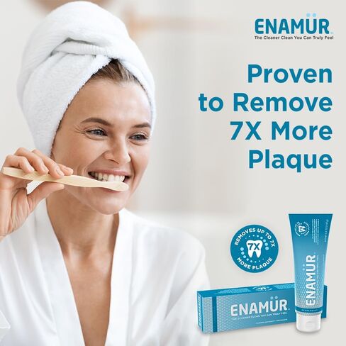 Premium Advanced Oral Care Plaque & Stain Removal Toothpaste - Plant Fiber Technology Removes 7X More Plaque Than Leading Brands, Whitens and Protects Enamel, 5.2 oz in Saudi Arabia