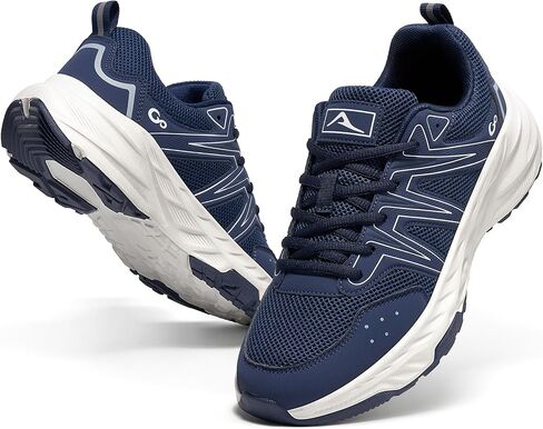 Ablanczoom Mens Walking Shoes Comfortable Breathable Non Slip Lightweight Tennis Shoe for Casual Athletic Gym Workout in Saudi Arabia