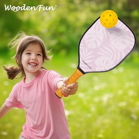 مجموعة Pickleball Paddles مكونة من قطعتين، مجموعة كرة Pickleball معتمدة من الولايات المتحدة الأمريكية مع 4 كرات Pickleball، هدايا للرجال والنساء المبتدئين in Kuwait