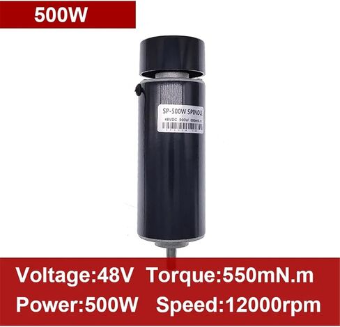 500W air cooled spindle motor 48V ER11 100VDC 0.5Kw Spindle motor for Engraving(48V) in Saudi Arabia