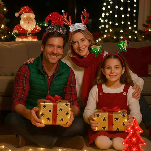 إكسسوارات عيد الميلاد، أغطية الرأس لمستلزمات حفلات عيد الميلاد، إكسسوارات ديكور، عصابات رأس عيد الميلاد للنساء، in Saudi Arabia