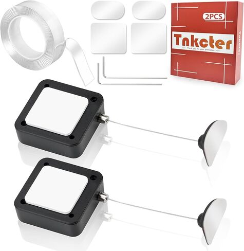 4 Pack 6.5ft Retractable Remote Control Tether New Upgraded with Adjustable Locking Cord, TV Remote Finder and Security Lanyard for Game Controllers, Tablets - Never Lose Your Remote Again Tnkcter in Saudi Arabia