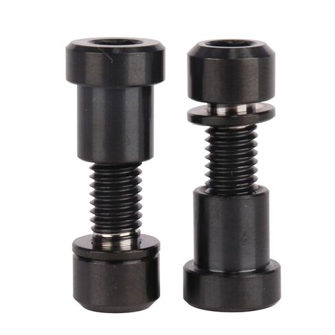 مسمار تيتانيوم M5x16 18 20 مم مع صامولة مشبك توجيه للغسالة لجذع الدراجة الأمامي حزمة قفل شوكة مكونة من 2 (ذهبي، M5x16mm) in Kuwait