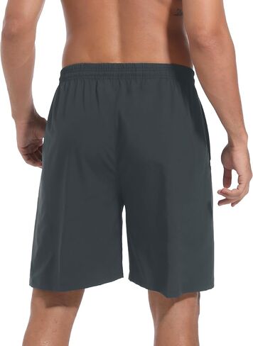 Kinglaman 5 Pack Mens Athletic Gym Workout Shorts Quick Dry Basketball Running Lightweight Shorts in Kuwait
