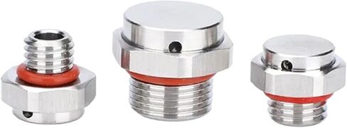 Waterproof Air Vent Valves 1PCS 304 Stainless Steel Waterproof Air Vent Valve M5 M6 M8 M10 M12 Screw(M5X0.8) in Saudi Arabia