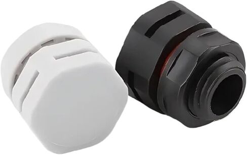 Waterproof Air Vent Valves Waterproof Proof One-Way Ventilation Air Breather Valves M16 Vent Plug Eptfe Valve(White,M12X1.5_4PCS) in Saudi Arabia