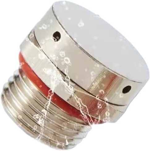 Waterproof Air Vent Valves 1PCS Metal Waterproof Vent Plug Air Pressure Balance Screw Brass Nickel Plated Safety Relief Valve M5 -M16(M8x1.25) in Saudi Arabia