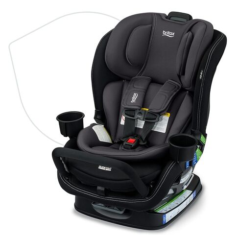 مقعد السيارة القابل للتحويل في Britax Poplar ، مقعد 2 في 1 مع تصميم نحيف بحجم 17 بوصة ، تقنية ClickTight ، Sand Onyx in Kuwait