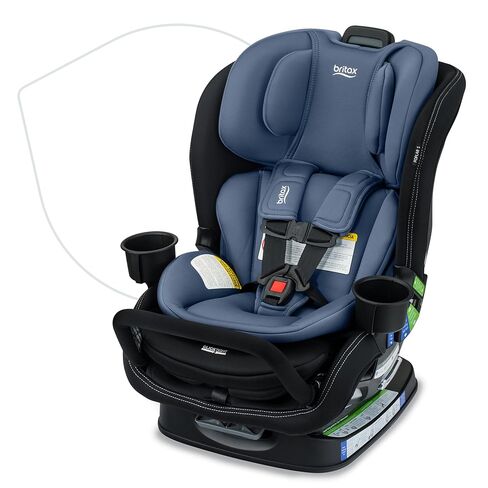 مقعد السيارة القابل للتحويل في Britax Poplar ، مقعد 2 في 1 مع تصميم نحيف بحجم 17 بوصة ، تقنية ClickTight ، Sand Onyx in Kuwait