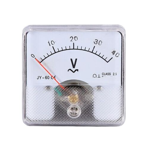 1Pcs DH-60 AC Pointer Pressure Measuring Instrument Voltmeter 1V 3V 5V 10V 20V 30V 40V 50V 75V 100V 150V 200V CZ-60 JY-60 SJ-60(5V) in Saudi Arabia