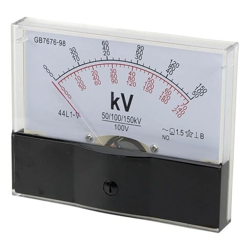 44L1-V مؤشر الفولتميتر التناظرية فولت متر 100 مم × 80 مم حجم 50KV 100KV 150KV / 100V in Kuwait