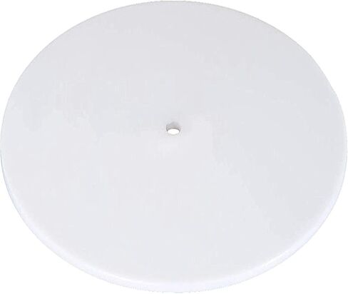 كاستليت مستدير مصباح الظل الناشر-1/8 "قرص أكريليك أبيض سميك مع ثقب مركزي 3/8"-ينعم الأسطوان in Kuwait