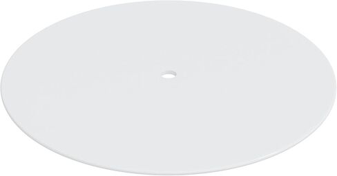 كاستليت مستدير مصباح الظل الناشر-1/8 "قرص أكريليك أبيض سميك مع ثقب مركزي 3/8"-ينعم الأسطوان in Kuwait