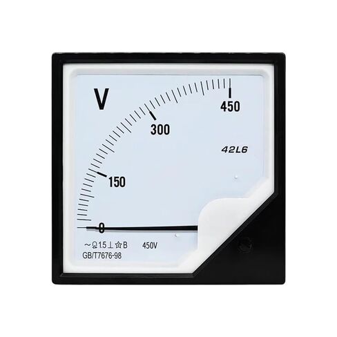 1pc 42L6 AC Analog Ammeter Pointer Meter 1A 2A 3A 5A 10A 15A 20A 30A 50A 100A 200A 250A 300A 400A 500A Current Meter Panel Meter(AC 5A) in Saudi Arabia