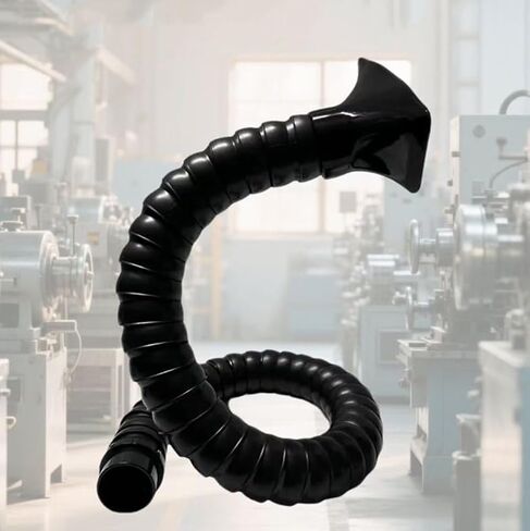 Flexible 2" & 3" Fume Extractor Hose with Hood - 1.5M (4.5ft) Articulated Duct for Industrial Laboratory Dust Collection & Smoke Extraction, 50mm Diameter in Saudi Arabia