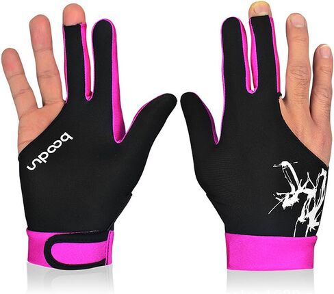 1Piece Billiard Glove 3 Fingers Cue Sports Glove Men Women Billiard Shooters Right Left Interceable Snooker Gloves in Saudi Arabia