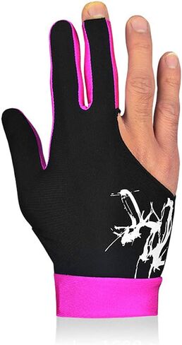 1Piece Billiard Glove 3 Fingers Cue Sports Glove Men Women Billiard Shooters Right Left Interceable Snooker Gloves in Saudi Arabia