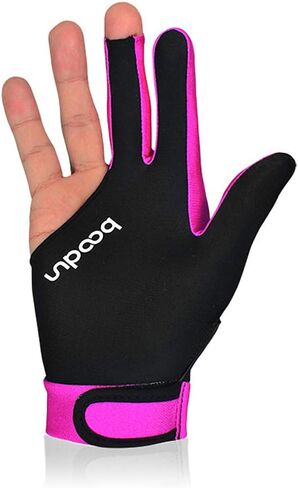 1Piece Billiard Glove 3 Fingers Cue Sports Glove Men Women Billiard Shooters Right Left Interceable Snooker Gloves in Saudi Arabia