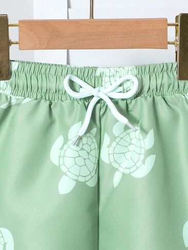 SEGT Boys Swim Trunks Sea Turtle Print Bathing Suit for Boy Stretch Quick Dry Swimwear Toddler Beach Board Shorts in Saudi Arabia