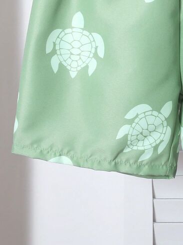 SEGT Boys Swim Trunks Sea Turtle Print Bathing Suit for Boy Stretch Quick Dry Swimwear Toddler Beach Board Shorts in Saudi Arabia