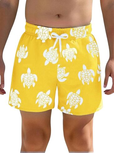 SEGT Boys Swim Trunks Sea Turtle Print Bathing Suit for Boy Stretch Quick Dry Swimwear Toddler Beach Board Shorts in Saudi Arabia