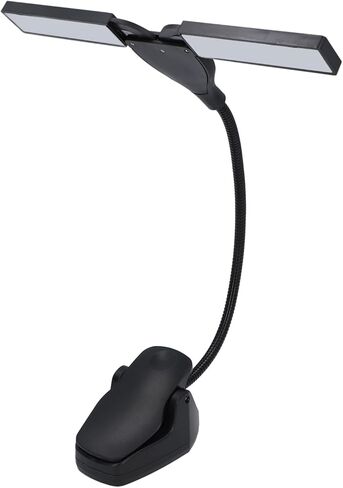 مصباح قراءة LED بضوء البيانو قابل لإعادة الشحن مع 3 مستويات سطوع 28 مصباح LED USB شحن خرطوم معدني مرن لحامل الموسيقى in Kuwait