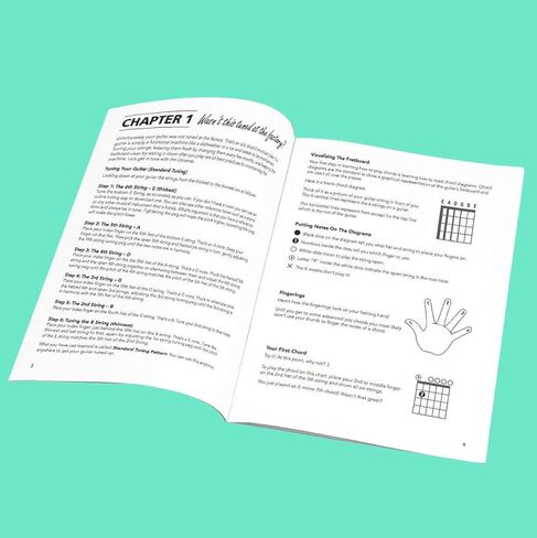 The Creative Guitar Poster + Unlock Your Guitar Super Powers Book + Guitar Cheatsheets Bundle (3 Pack) in Saudi Arabia