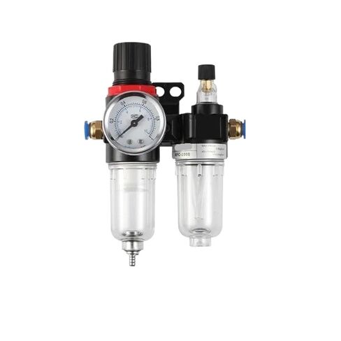 AFC2000 G1/4 air Compressor Oil-Water Separation Filter Element for Pressure reducing Valve Regulator(12mm Connector) in Saudi Arabia