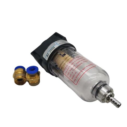 AF2000 1/4 معالج مصدر الهواء، فلتر نحاسي، فلتر مضخة هواء، فاصل الزيت والماء، مكونات هوائية ضاغط الهواء (AF2000 ADD Blue 8، قلب الألياف) in Kuwait