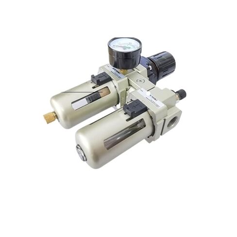 Metal AC4010-04 Pneumatic Pressure Regulator Oil Water Separator Manual Drain Compressor Air Filter.(AC4010-04 PC6-04,Copper Filter) in Saudi Arabia