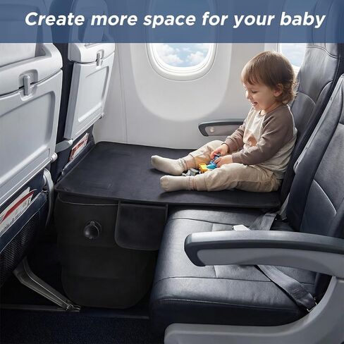 سرير طائرة طفل صغير | أطفال مقعد الطائرات | سهل التثبيت لأريبلان ، القطار ، السيارات | kids areplane travel assentials | وسادة الراحة القدم in Kuwait