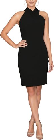 Rachel Rachel Roy Womens Harland Elegant Sleeveless Halter Bodycon Mini Cocktail Party Dress in Saudi Arabia