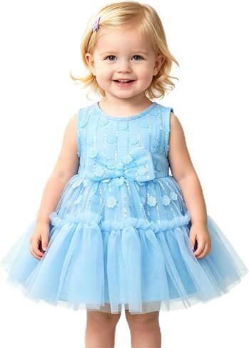 Roylamp Girls Princess Dress Kids Summer Tulle Tulle Dresses Swister Swiss Sundress in Saudi Arabia