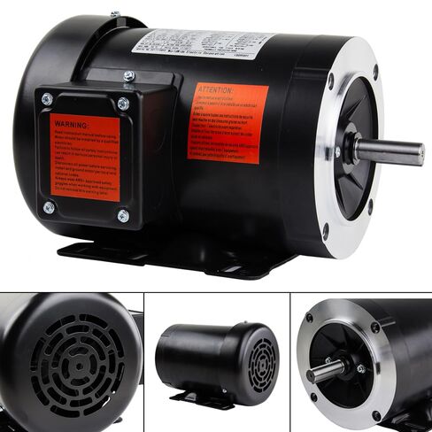 NATE2-36-56CB 56C Frame Motors Three-Phase - TEFC Enclosure - C-Face - Removable Base, 2 hp, 3600 RPM, 2.61 Amps in Saudi Arabia