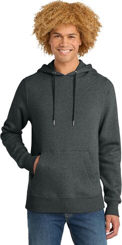 District Perfect Weight Fleece Hoodie DT1101 XL Jet Black in Saudi Arabia