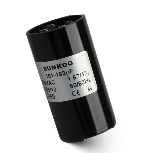 CD60 Motor Start Capacitor, 124–149 uF, 220–250VAC, 50/60Hz, Round Start Capacitor for AC Motor, Air Compressor, Well Pump, Pool Pump in Saudi Arabia