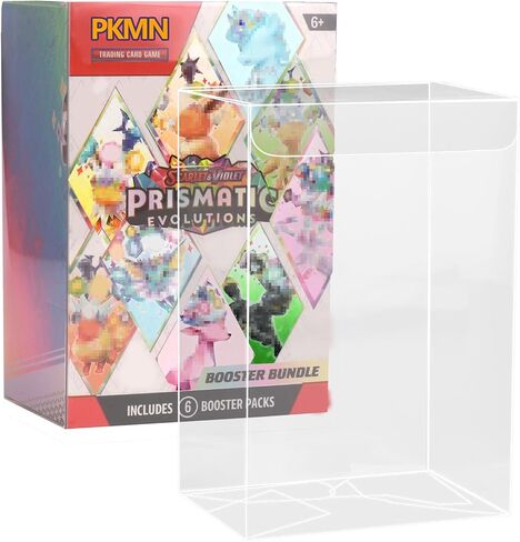 PKMN TCG Booster Bundle Case - 12 Pack | 0.5mm Rigid PET Protector , Dust-Proof & Crush-Resistant with UV Blocking Clear Display(Box Not Included) in Saudi Arabia