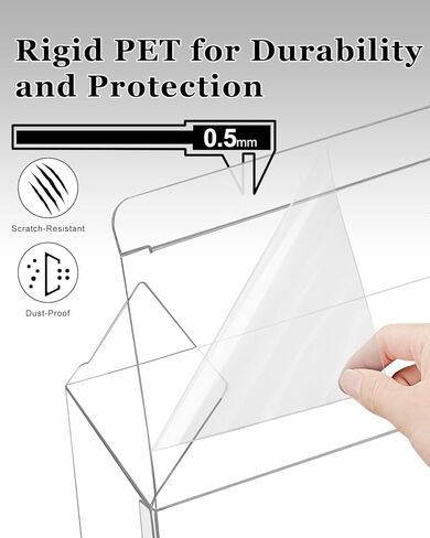 PKMN TCG Booster Bundle Case - 12 Pack | 0.5mm Rigid PET Protector , Dust-Proof & Crush-Resistant with UV Blocking Clear Display(Box Not Included) in Saudi Arabia