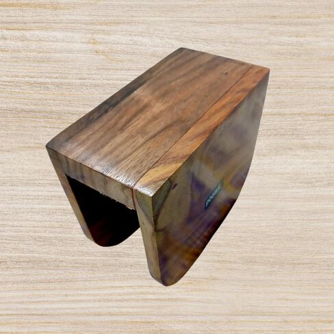 Napkin Holder for Table, Modern Brown Rosewood, Minimalist Design, Vertical Standing Paper Napkin Storage in Saudi Arabia